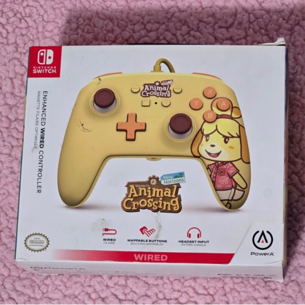 ‼️CLEARANCE‼️ PowerA Enhanced Wired Controller - Animal Crossing: Isabelle